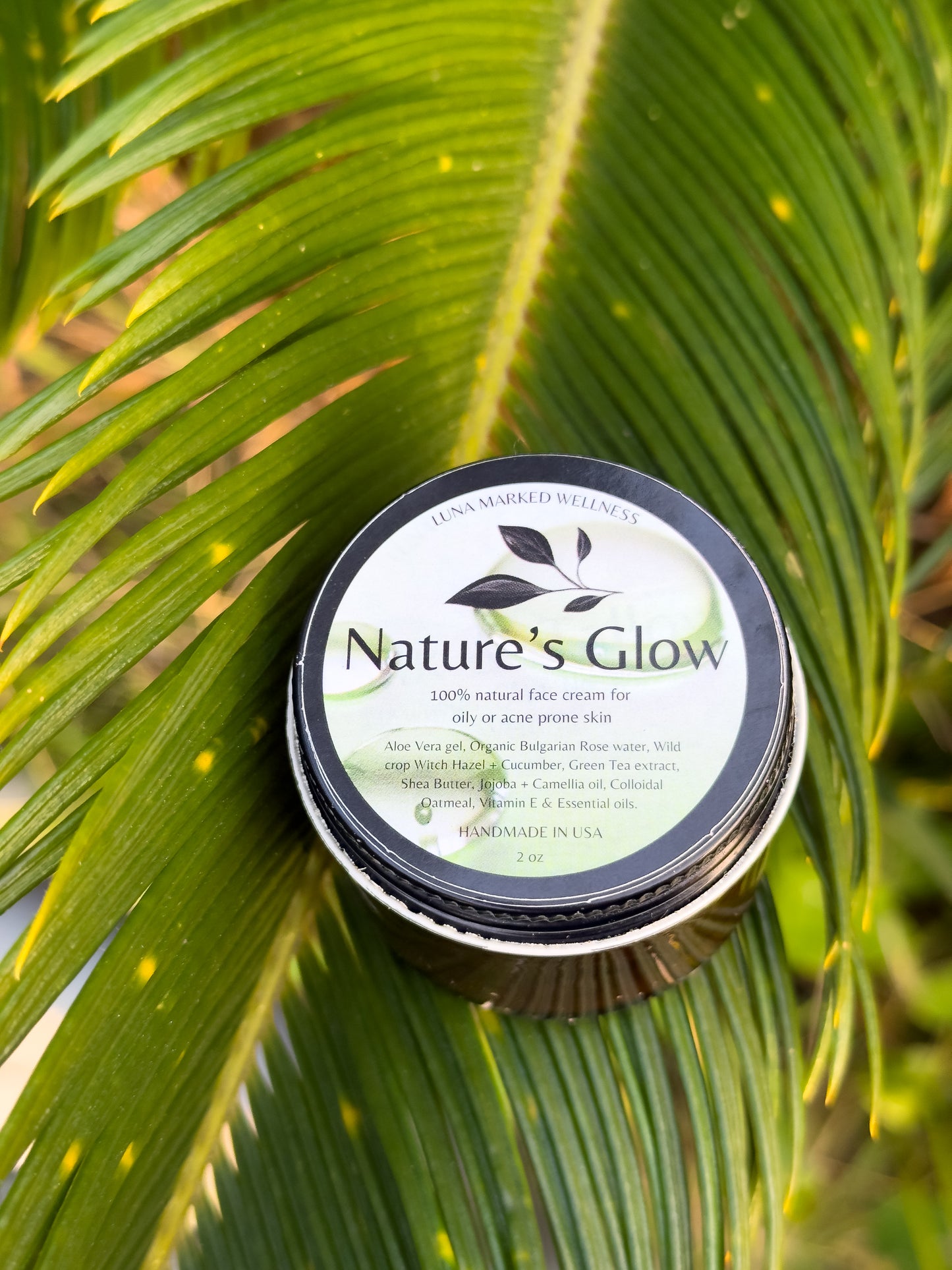 Nature’s Glow Moisturizer (for oily & acne prone skin) - 2oz
