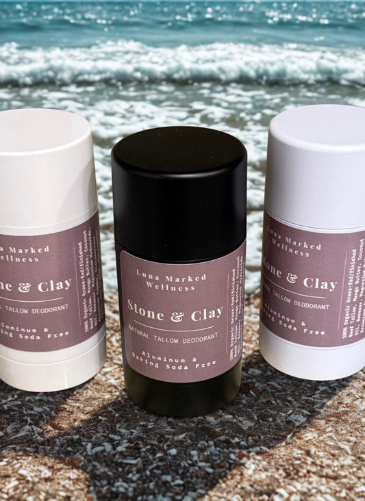 Stone & Clay — Tallow Deodorant  2.5 oz